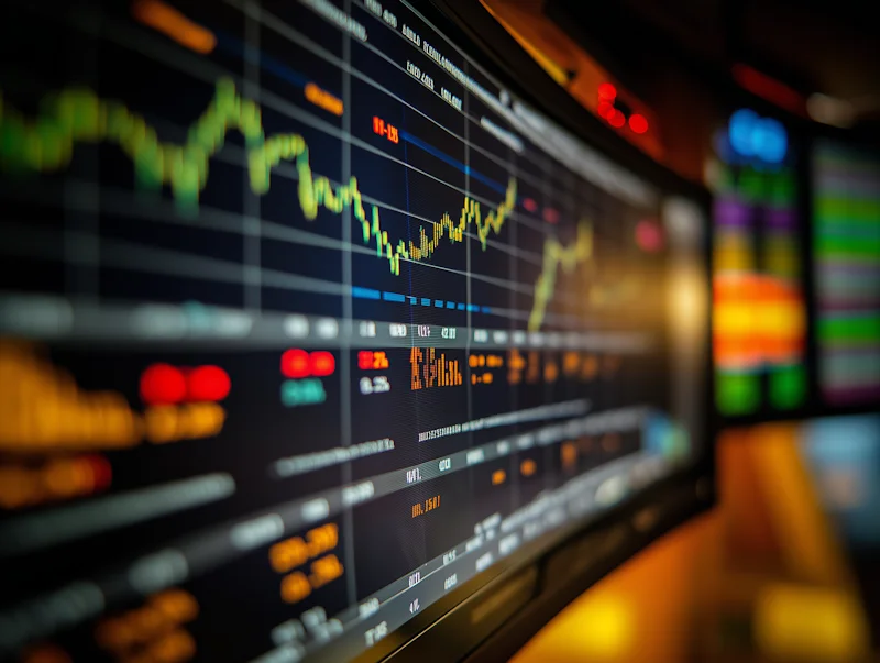 Financial planning documents and analysis charts